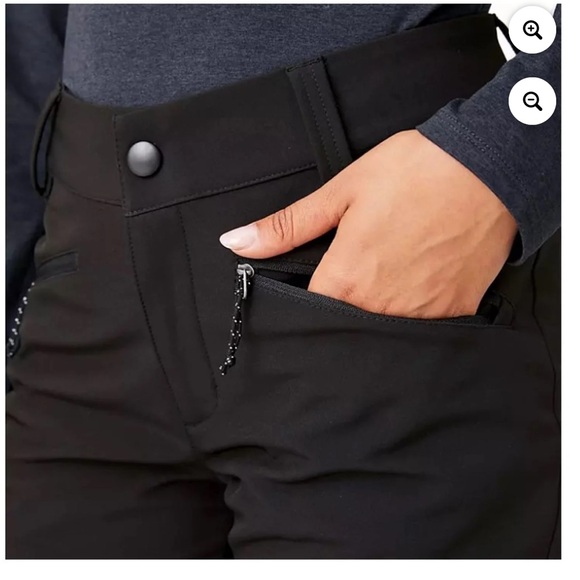 Ladies free country size large soft shell snow pants black color new - Picture 5 of 5